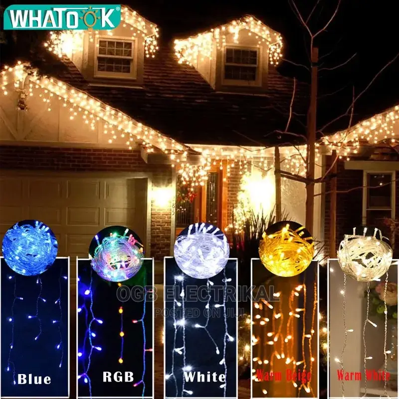 Led Curtain Icicle String Light