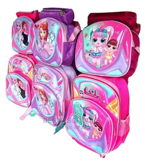 16 Inch Kids Set of 3 in 1 Characters Trolley School Bag