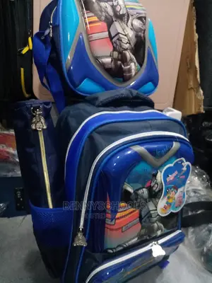Set of 3 16 Inch Batman Kids Children's Trolley School Bag