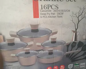 5pcs Granite Pot, With Set of Spoons