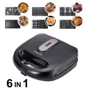 Sokany 6 in 1 Sandwich Maker Plus Grill +Toast + Waffle