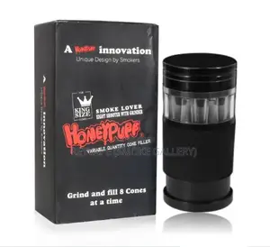 HONEYPUFF Grinder 8 Cone Filler