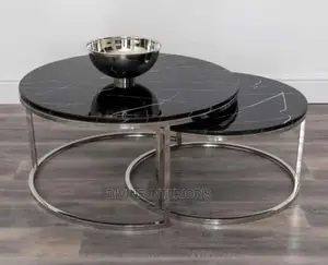 Classy Marble Top Center Table With Extension