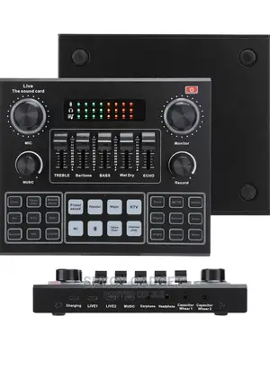 Bluetooth Sound Card Stereo Audio Mixer Voice Changer