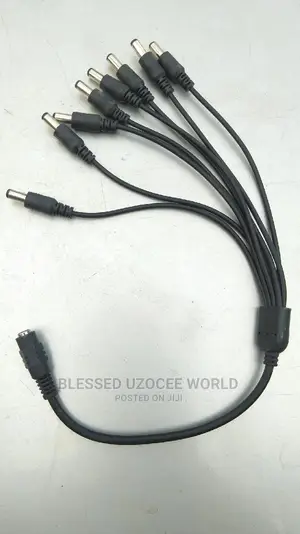 DC 1 Female to 8 Male CCTV Camera Power Splitter 1to8 Source