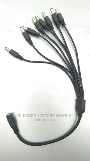 DC 1 Female to 8 Male CCTV Camera Power Splitter 1to8 Source
