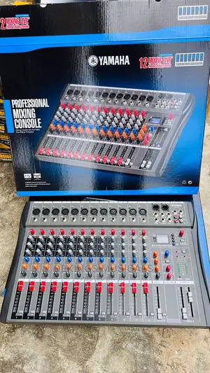 Yamaha 12 Channel Console Mixer Bt Usb, Eq, Phantom Power
