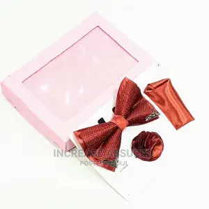 A Well Designed Neck Tie With Pocket Filler and Lapel Rose