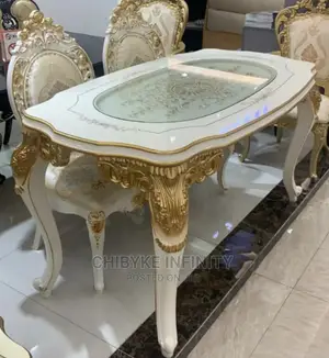 Classic Royal Dining Table With 6chairs