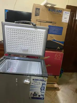 Bruhm Chest Freezer 160L With High Energy Silver