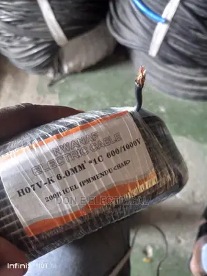 6mm Single Solar Cable Black