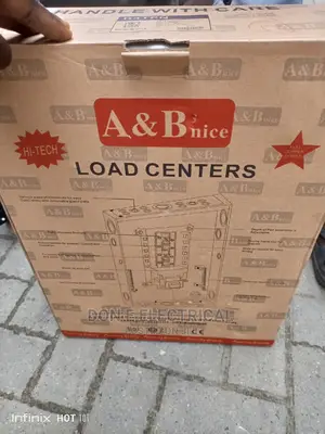 D4 3phase A B Nice Iron Base Distribution Board