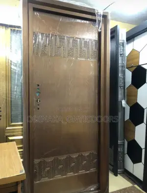8ft by 3ft Copper Cast Door (Versace Brown Design)