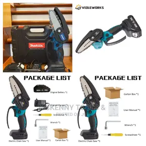 6 Inch 36v Electric Chain Saw Cordless Logging Electric