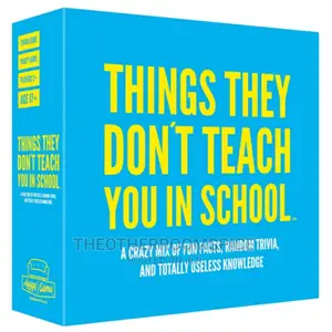 Things They Don't Teach You in School Game