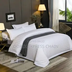 Complete Set Of American Bedsheets And Duvet, 100% Cotton