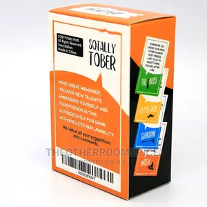 The Sotally Tober Drinking Party Card Game for Adult Friends