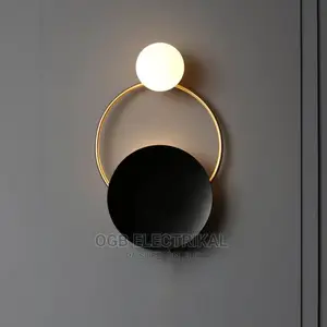 Modern Indoor Golden Wall Lamp