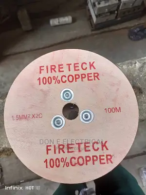 1.5mm 2core Fire Alarm Cable Pure Copper 100m