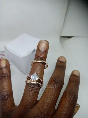 A Beautiful Rose Gold Set of Wedding Ring 004 - Rose Gold