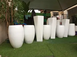 Sturdy Fiberglass Flower Pots/Vases | Bulk Sales