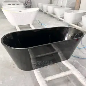 Luxury Black Bathtub With Automatic West Available