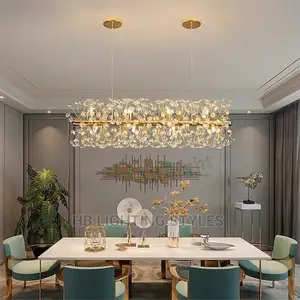 Crystal Sunflower Chandelier Light