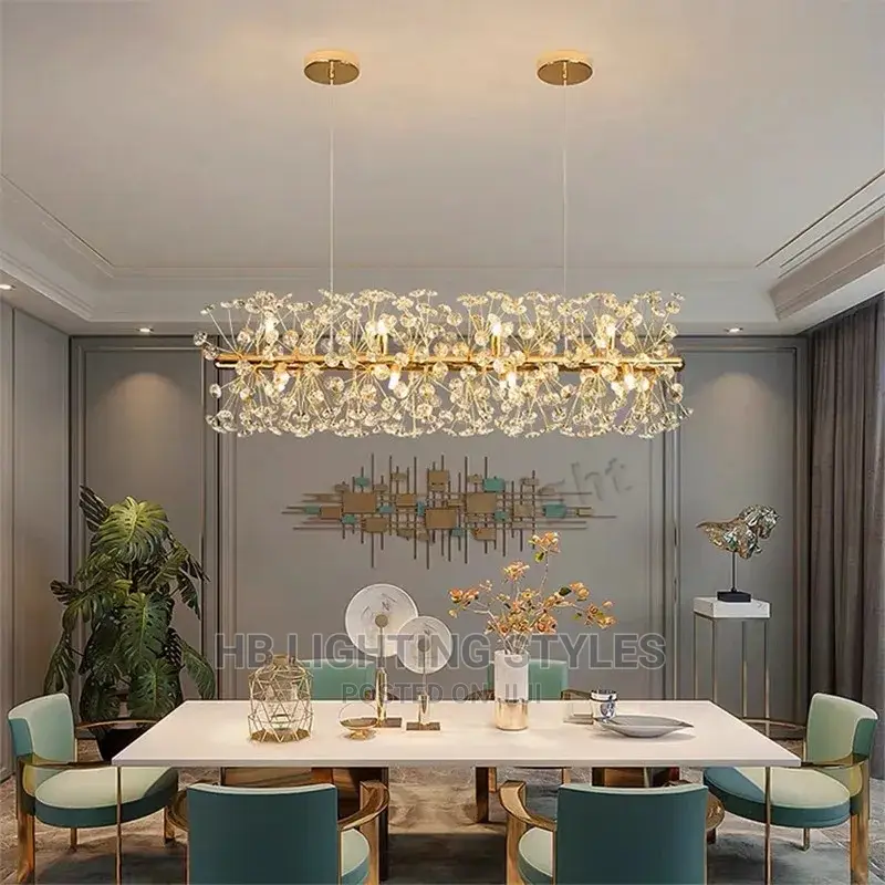 Crystal Sunflower Chandelier Light