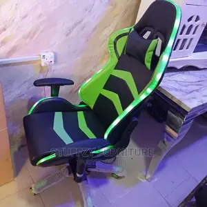 Italian Gaming Relaxing Office Chairs With Light
