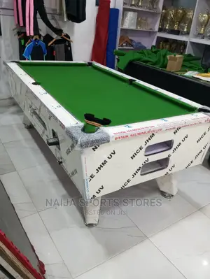 Exquisite Marble and Coin Snooker Table