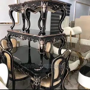 Complete Set of Dinning Table, Center Table With Two Stool