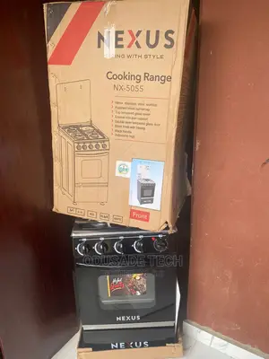 Nexus Gas Cooker GCCR-Nx-5055 (3+1)- Black Available
