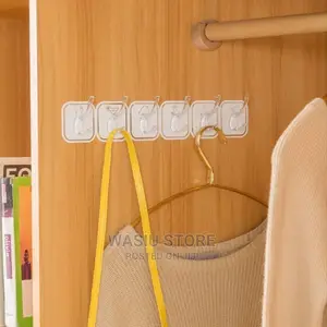 Self-Adhesive Hooks 6 Pieces