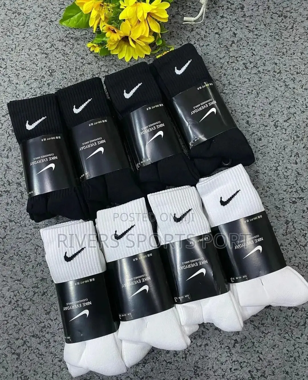 Nike and Adidas Socks
