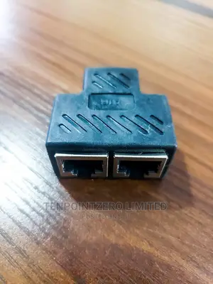 RJ45 3 Way Splitter 1 to 2 Dual Female Port Connector