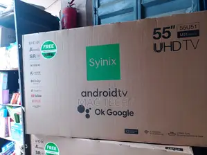 55 Inches Syinix Android Tv.