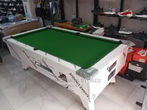 Clear Cut Marble and Coin Snooker Table