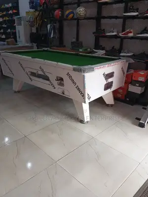 Attractive Marble And Coin Snooker Table