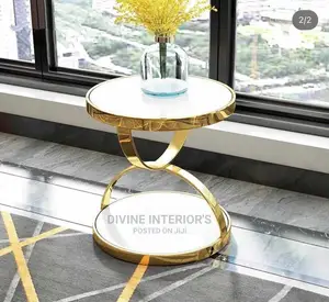 Luxurious Marble Side Stool