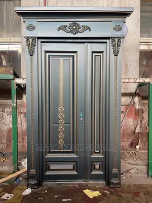 4ft by 8ft Copper Cast Door Entrance Door