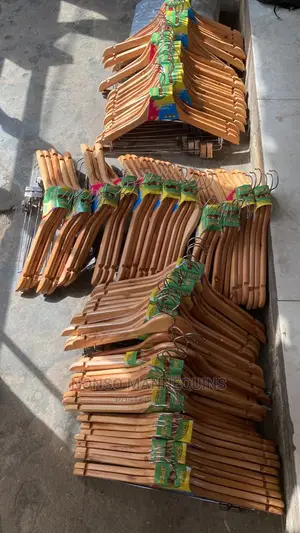 Sets of Neat Imported Wooden Clothes Hangers