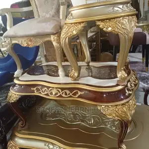 Stuffzy Royal Center Table With 2 Side Stools