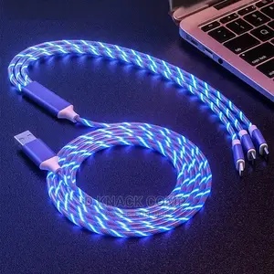 3 in 1 USB Charger Cable for Mobile Phone LED