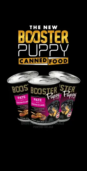 Puppy Dog Can Food Pate X12 Booster/Optimax/Royal Choice