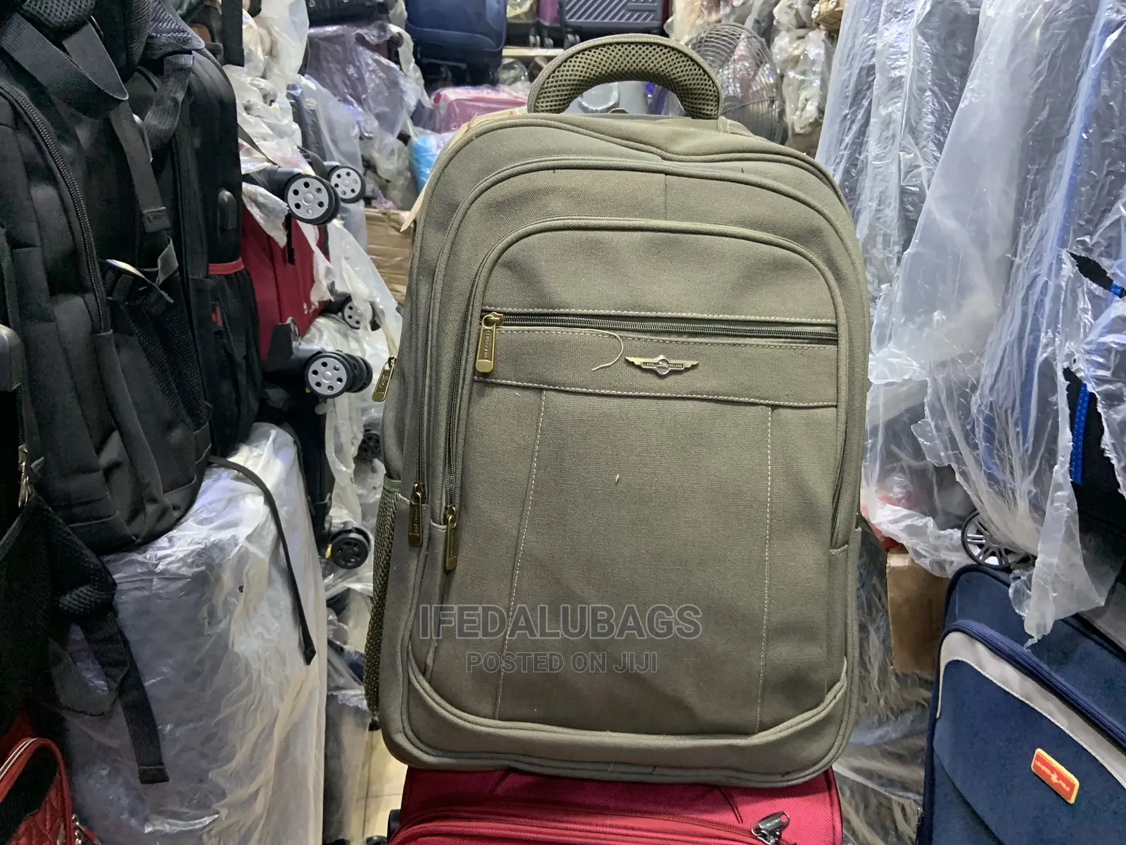 Big Size Quality Jean Back Pack With Hard Back