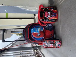 Children Character Trolly School Bag