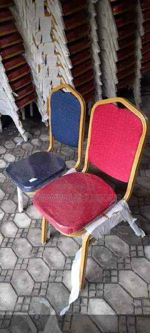 Red and Blue Banquet Chairs