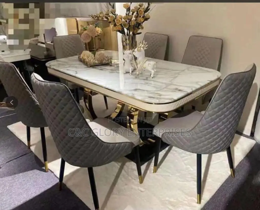 Complete Marble Dining Table (EZC)