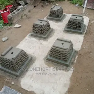 Durable Concrete Pot for Flowers, Herbs, Etc