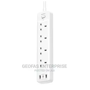 Oraimo Powerhub Smart 3 USB Ports UK Extension Socket